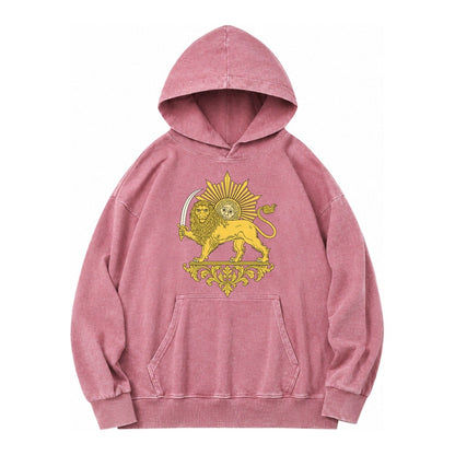 Shir O Khorshid Vintage Washed Hoodie – Dusty Rose