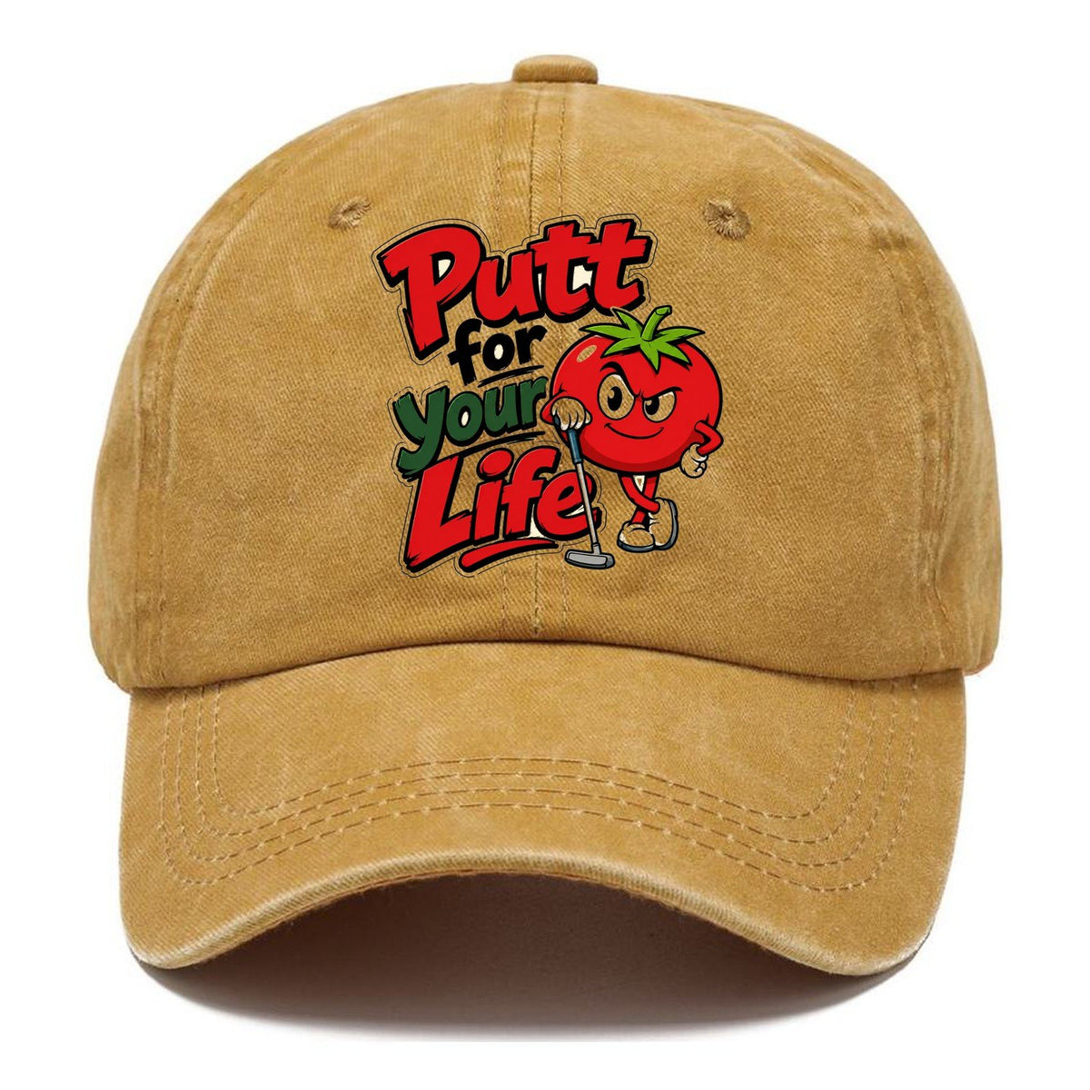 Putt For Your Life Golf Classic Cap – Golden Harvest