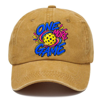 One More Game Pickleball Life Classic Cap – Golden Harvest