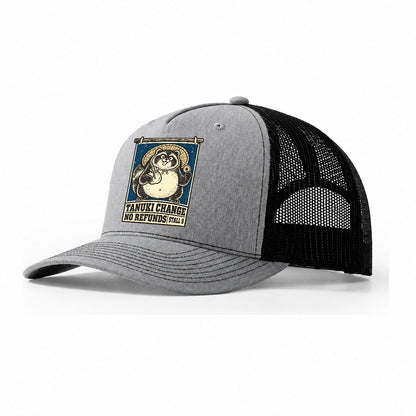 Tanuki Change Yokai Night Market Trucker Hat – Sport Grey Black