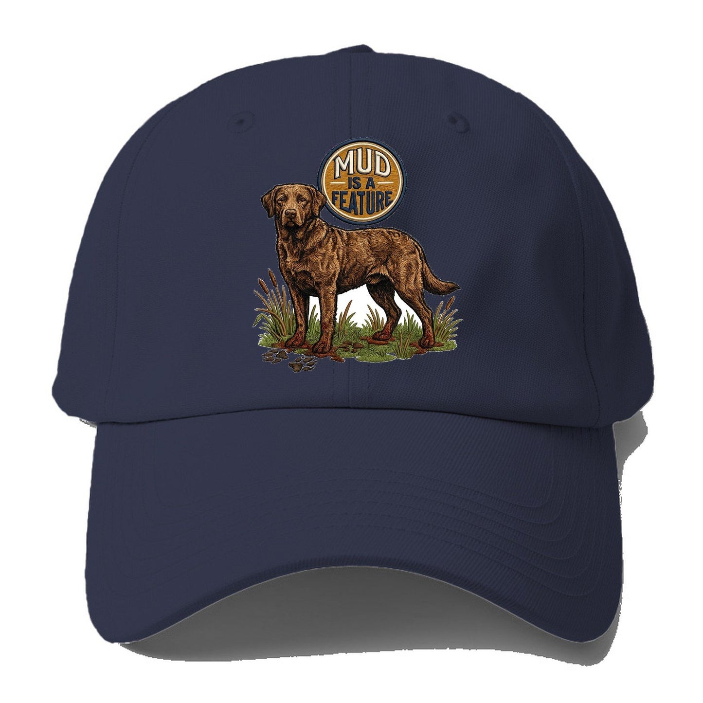 Mud Is A Feature Baseball Cap – Twilight Navy