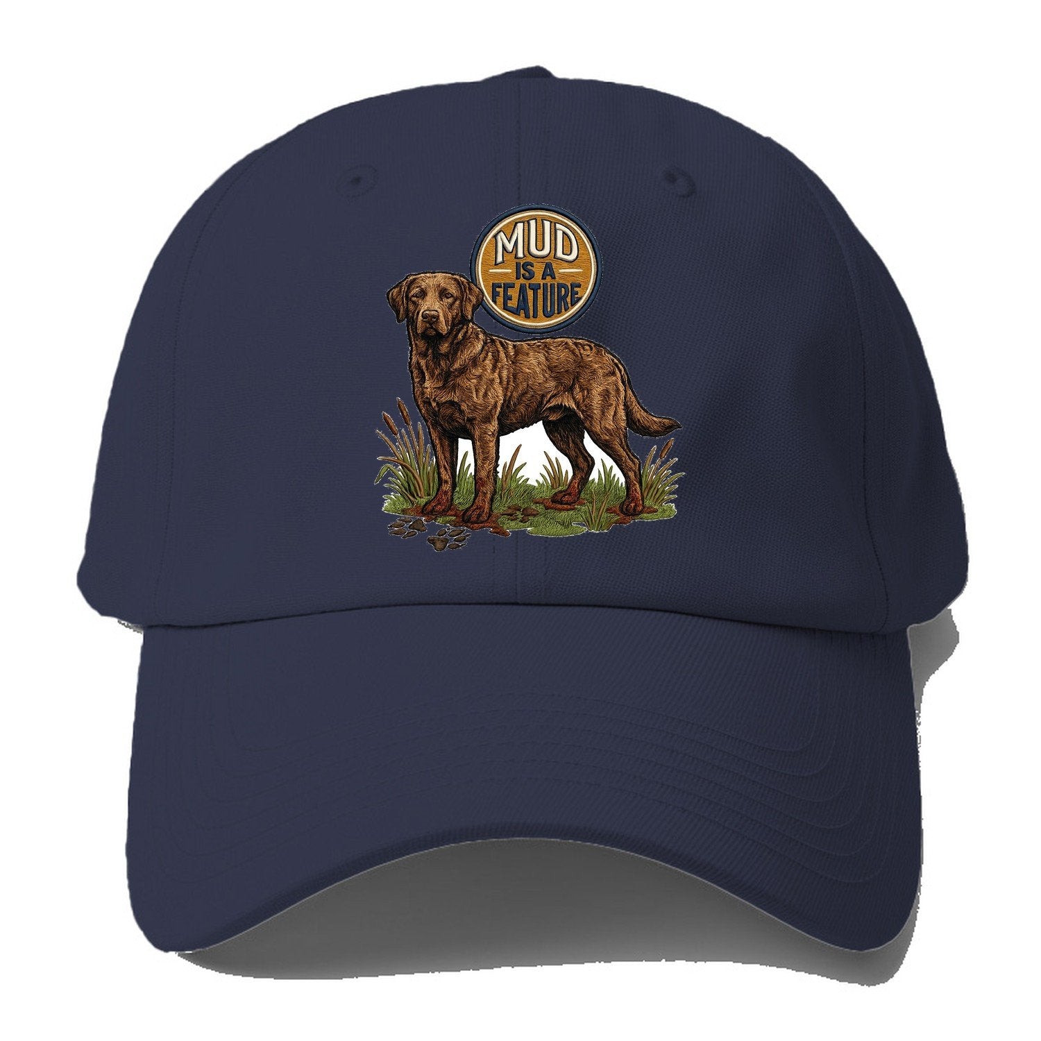 Mud Is A Feature Baseball Cap – Twilight Navy
