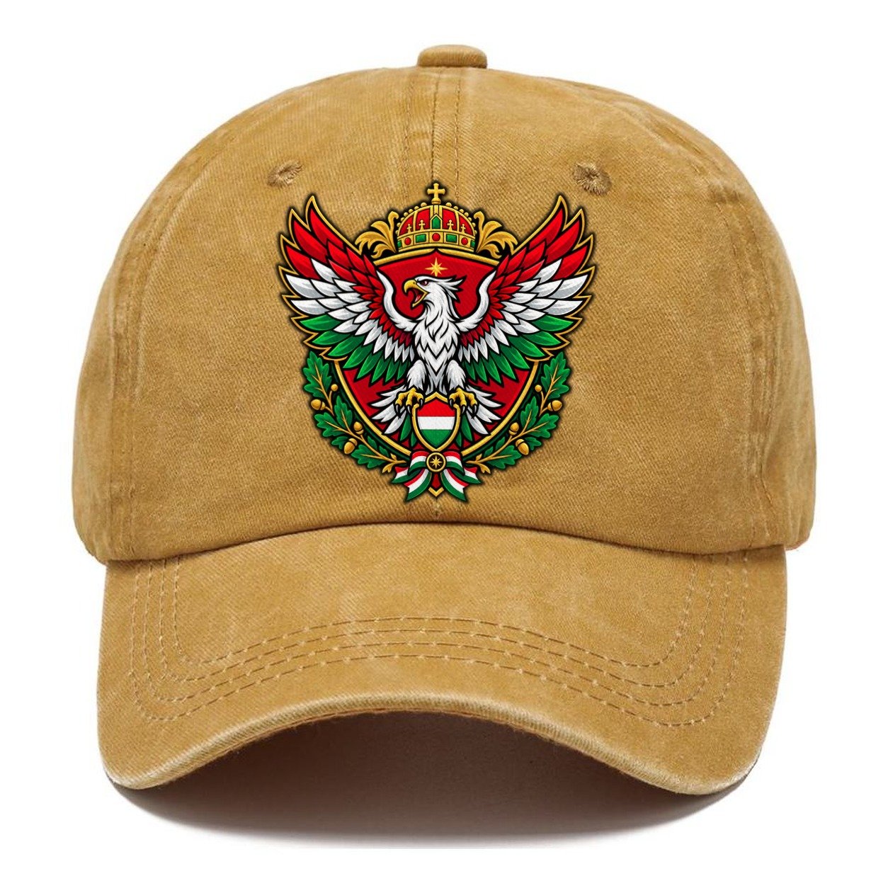 Hungary Heraldic Crest Country Logos Classic Cap – Golden Harvest
