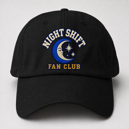 Night Shift Fan Club Baseball Cap – Black