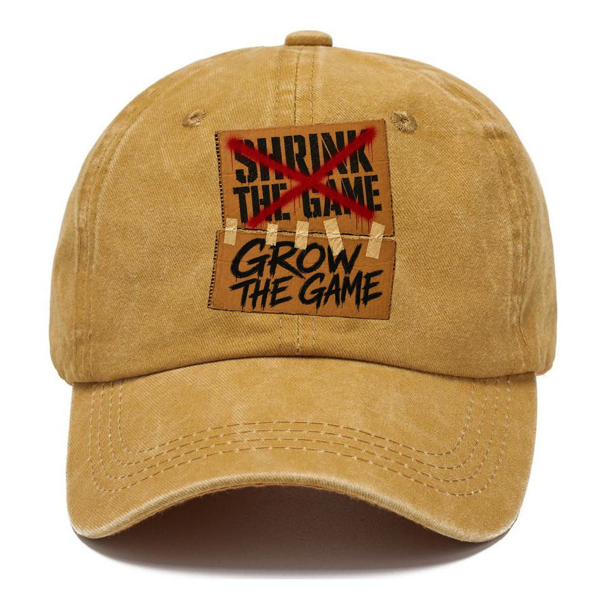 Grow The Game Protest Banner Classic Cap – Golden Harvest