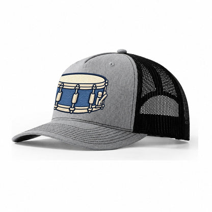 Snare Drum Tiny Solo Marks Trucker Hat – Sport Grey Black