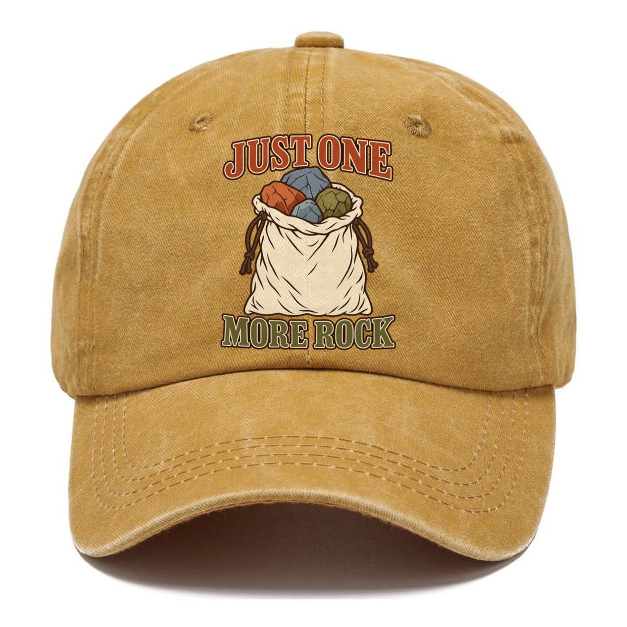 Just One More Rock Rocks And Minerals Classic Cap – Golden Harvest