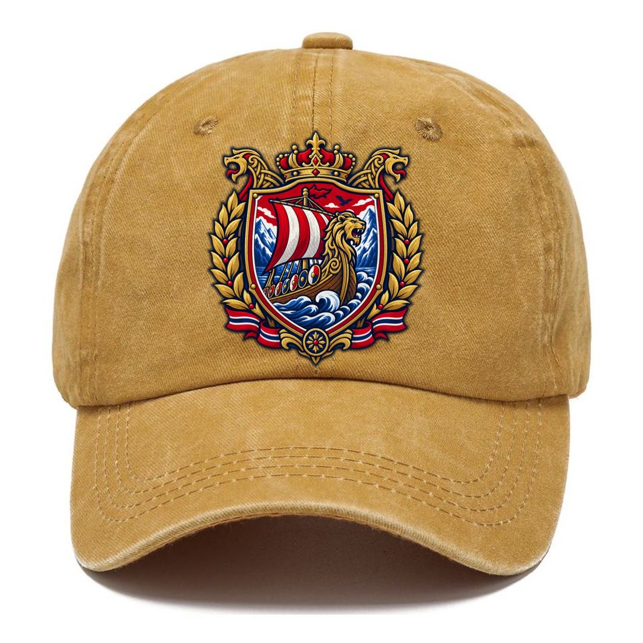 Norway Heraldic Crest Country Logos Classic Cap – Golden Harvest