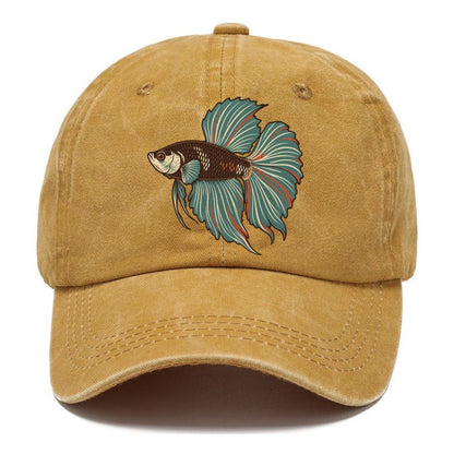 Betta Fin Silhouette Aquarium Keeping Classic Cap – Golden Harvest