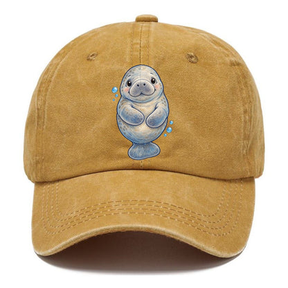 Manatee Front Flipper Hug Sea Sprite Classic Cap – Golden Harvest