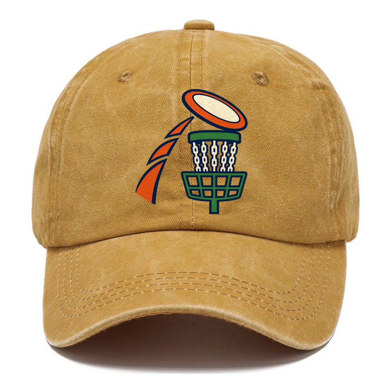 Disc Landing Arc Disc Golf Classic Cap – Golden Harvest