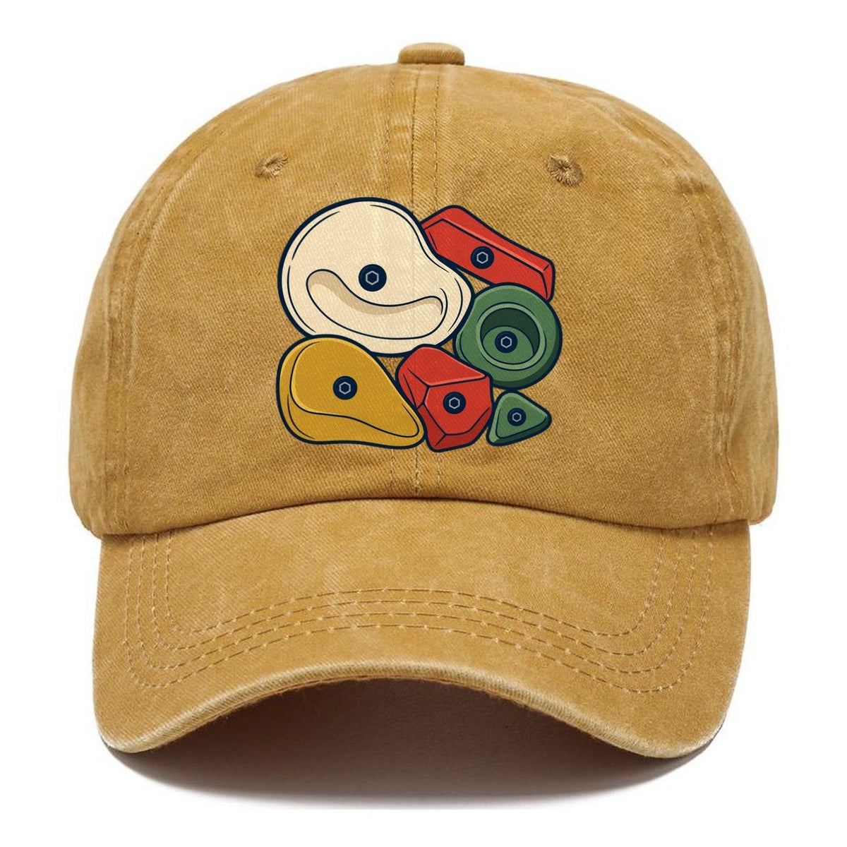 Hold Cluster Rock Climbing Classic Cap – Golden Harvest