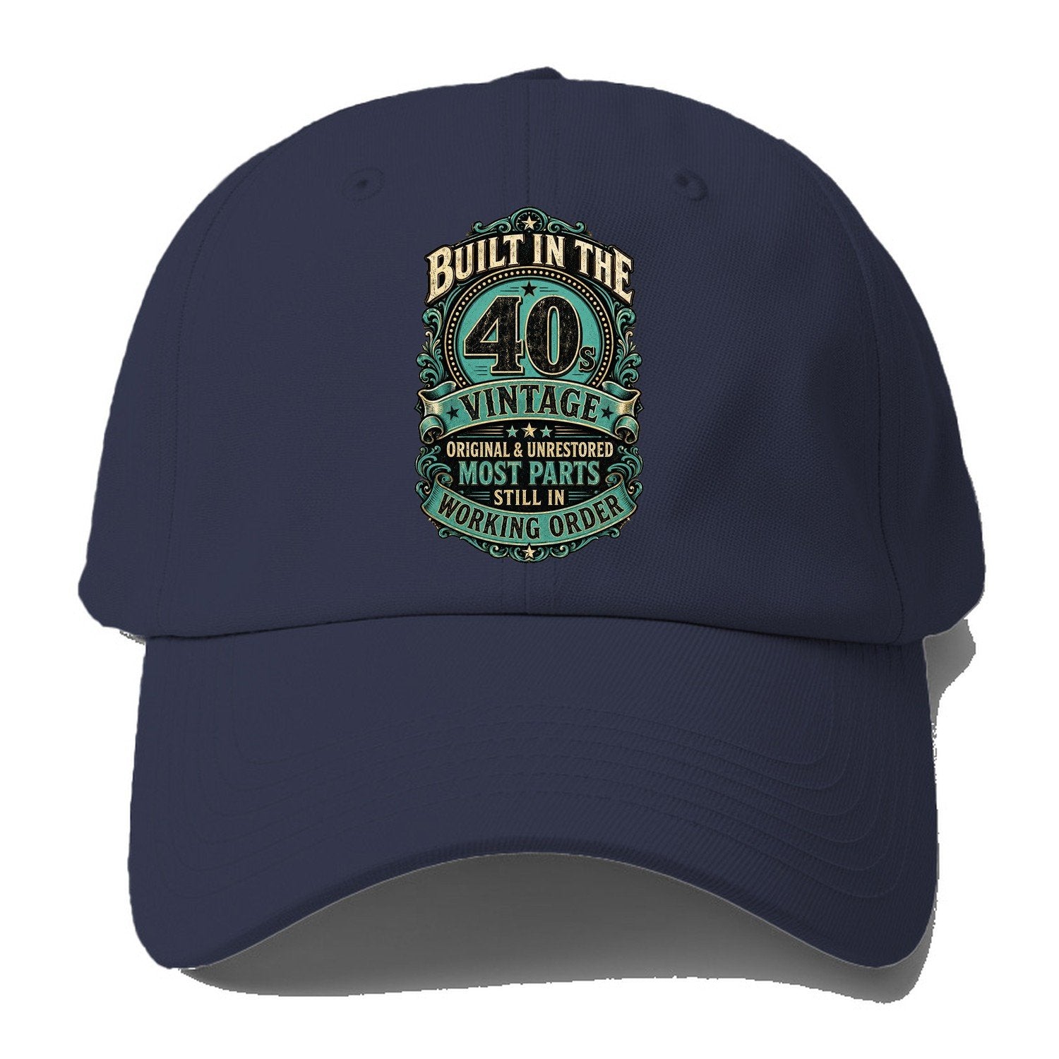 Built In The 40s Vintage Working Order Baseball Cap – Twilight Navy