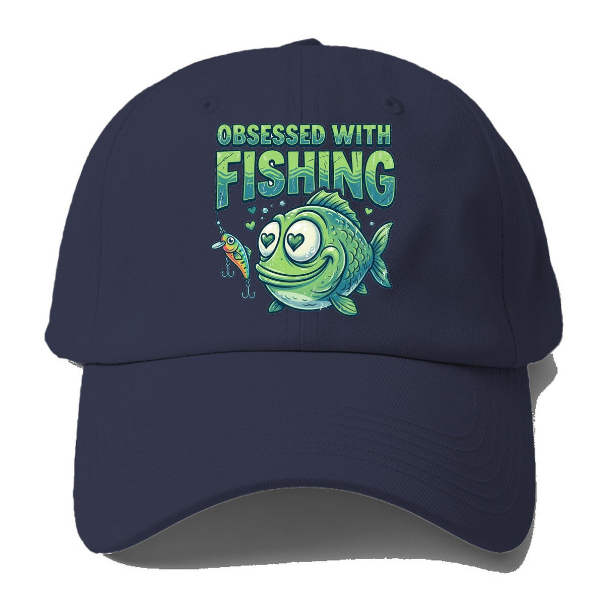 Obsessed With Fishing Baseball Cap – Twilight Navy