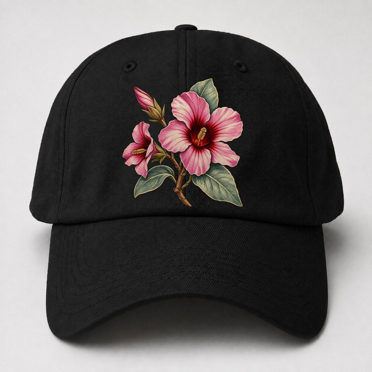 Northern Territory Sturt Desert Rose Australia Cultural Icons Baseball Cap – Black