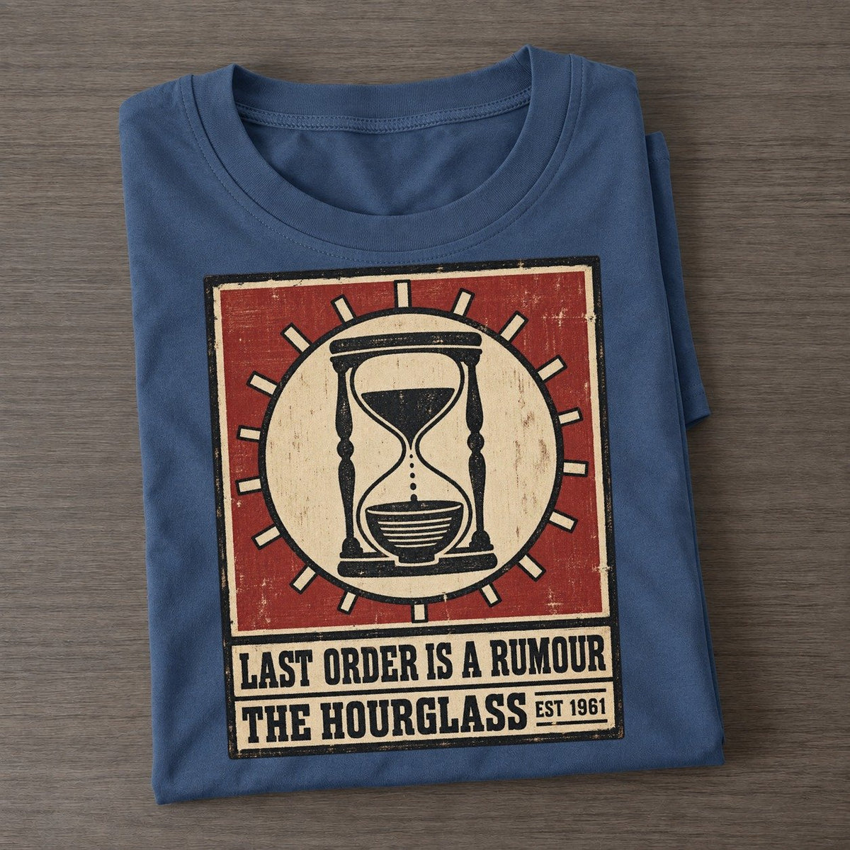 Hourglass Hour Izakaya Rules Classic T-shirt – Twilight Navy