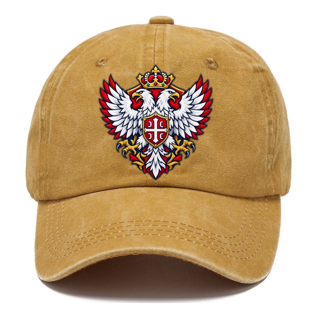 Serbia Minimal Emblem Country Logos Classic Cap – Golden Harvest