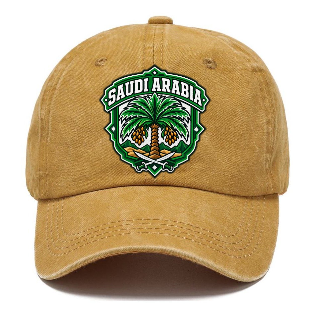Saudi Arabia Retro Badge Country Logos Classic Cap – Golden Harvest