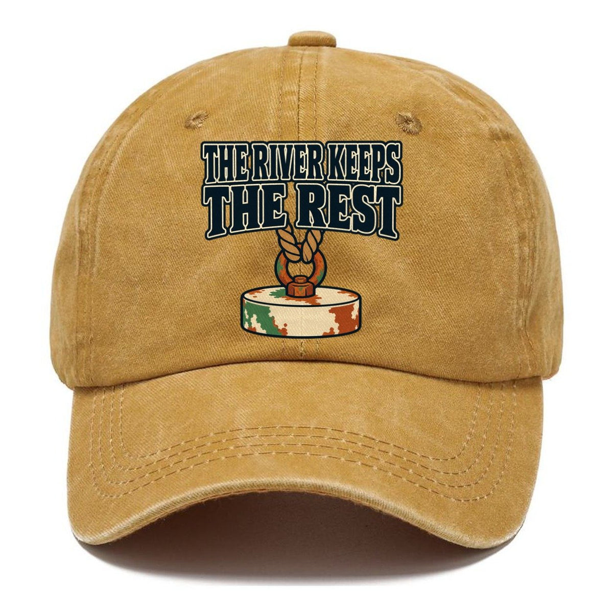 The River Keeps The Rest Treasure Hunting Classic Cap – Golden Harvest