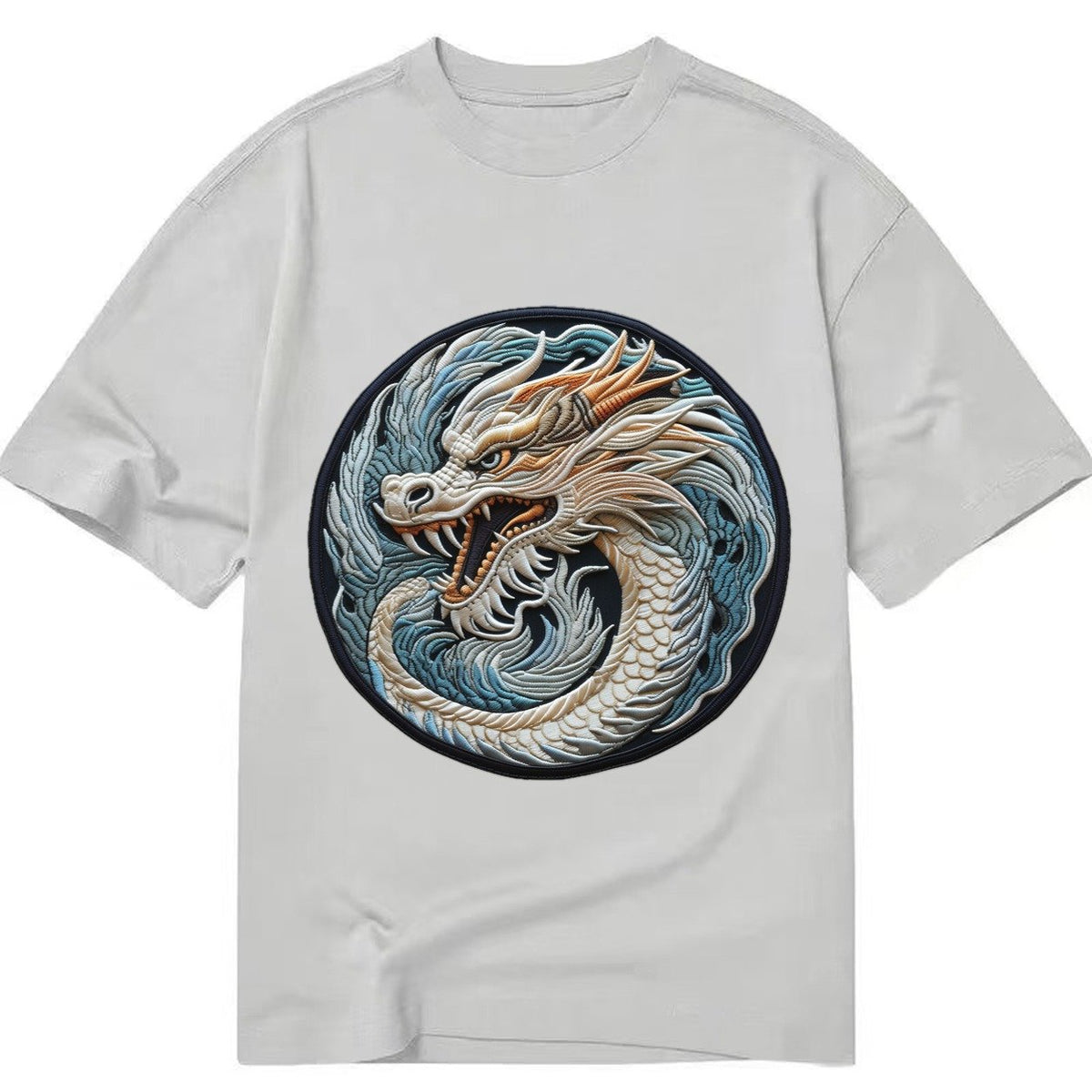 Dragon Zodiac Sign Classic T-shirt – Grey