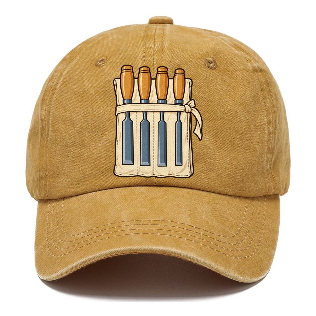 Chisel Roll Woodworking Classic Cap – Golden Harvest
