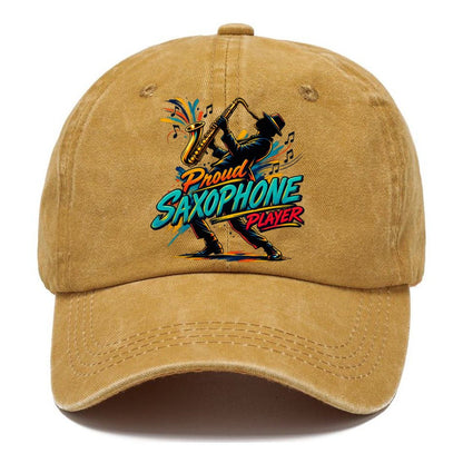 Proud Saxophone Player Music Instruments Classic Cap – Golden Harvest