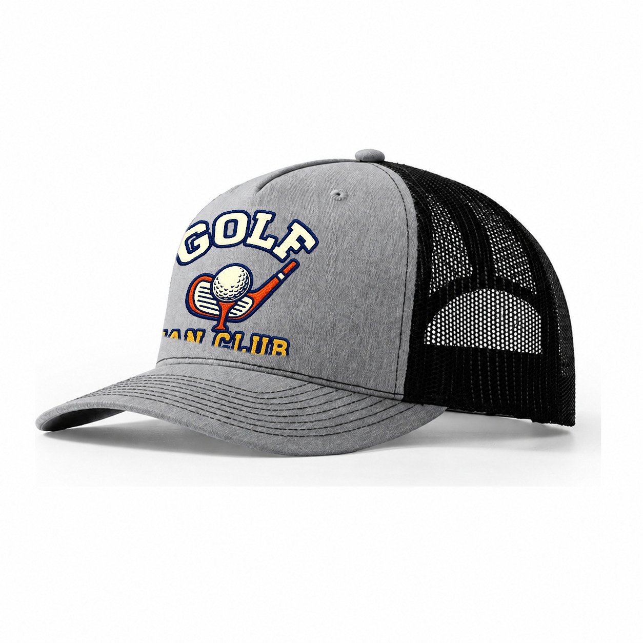Golf Fan Club Trucker Hat – Sport Grey Black