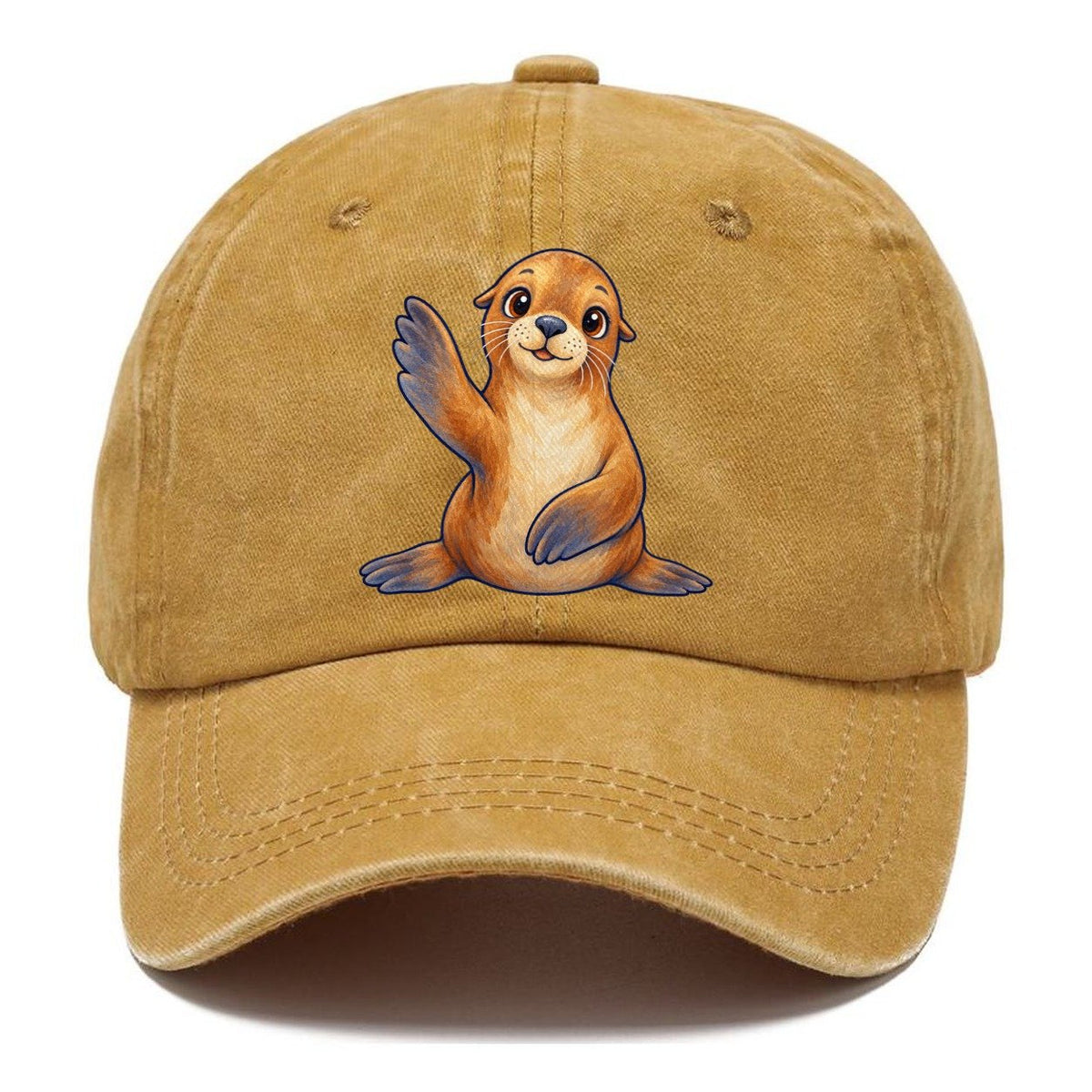 Sea Lion Front Flipper Wave Sea Sprite Classic Cap – Golden Harvest