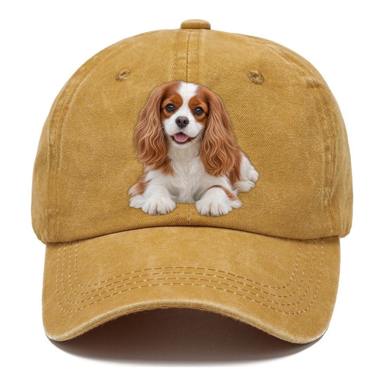 Cavalier King Charles Spaniel Lying Down Top Breeds Classic Cap – Golden Harvest