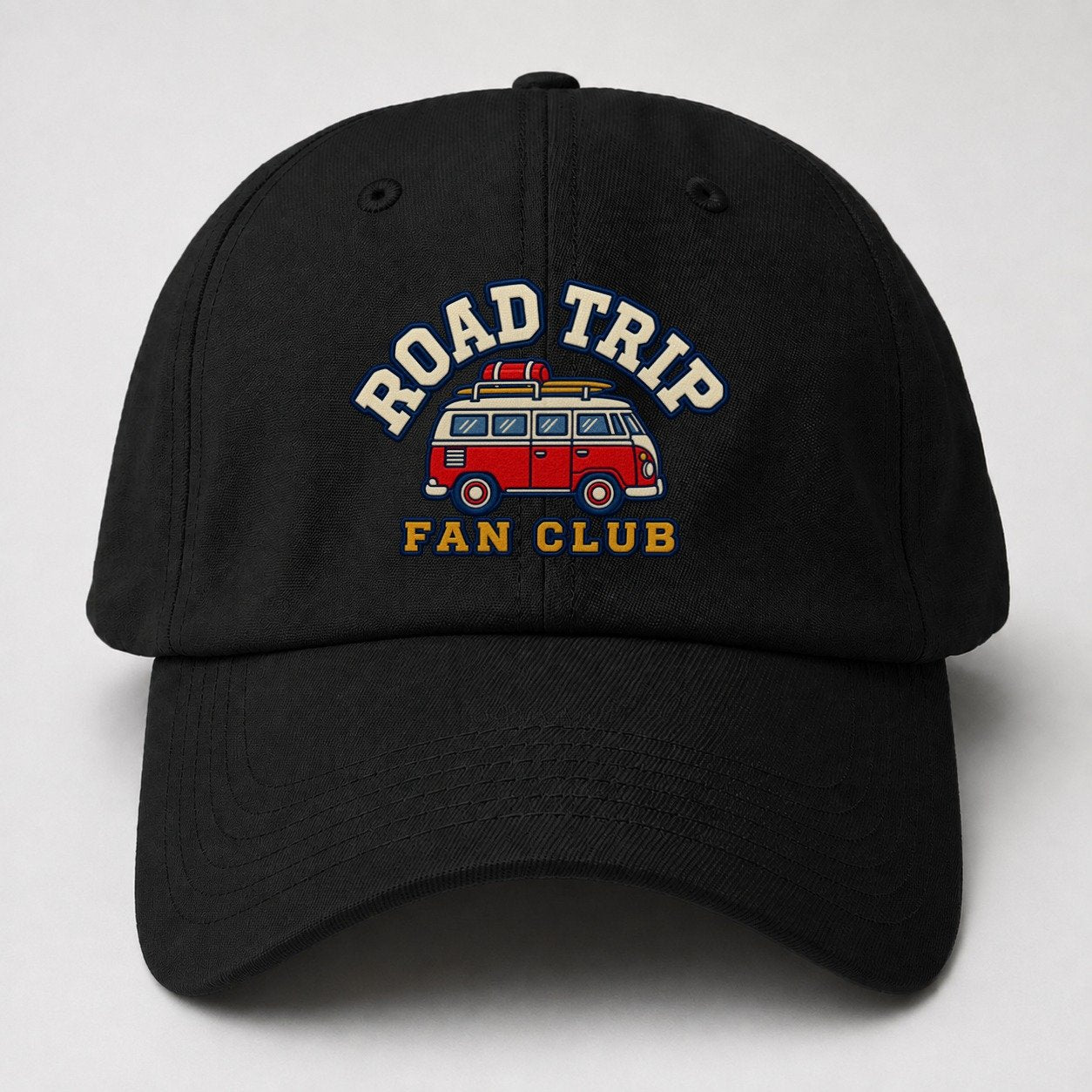 Road Trip Fan Club Baseball Cap – Black
