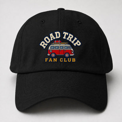 Road Trip Fan Club Baseball Cap – Black
