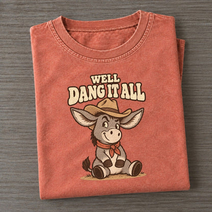 Well Dang Well I Declare Vintage T-shirt – Terracotta