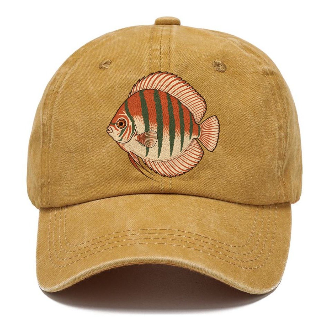 Discus Profile Study Aquarium Keeping Classic Cap – Golden Harvest
