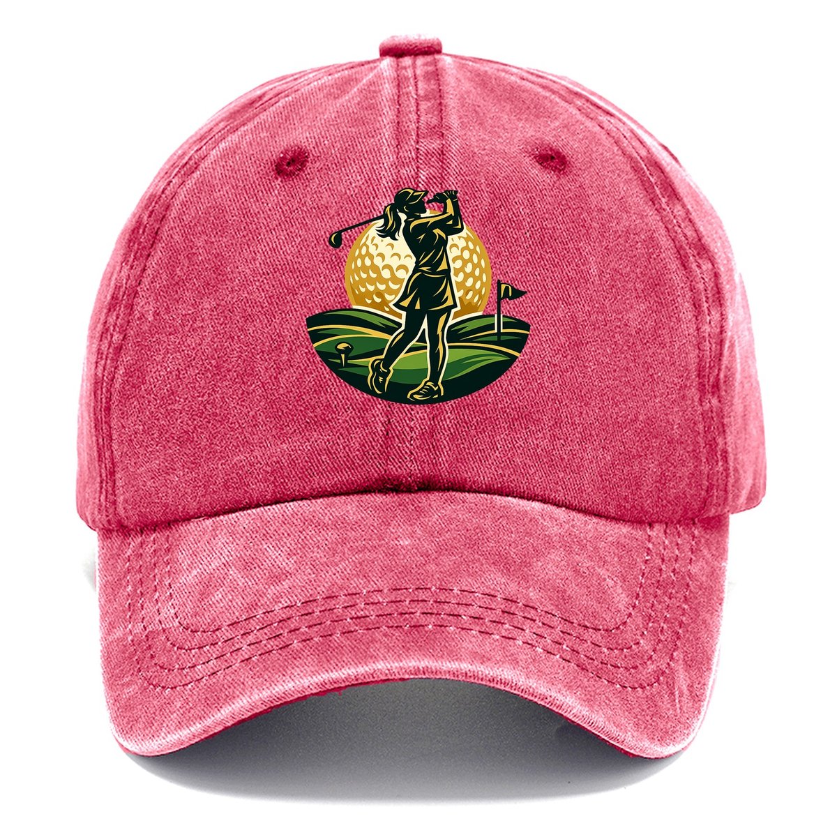 Elegant Fairway Swing Classic Cap – Golden Harvest