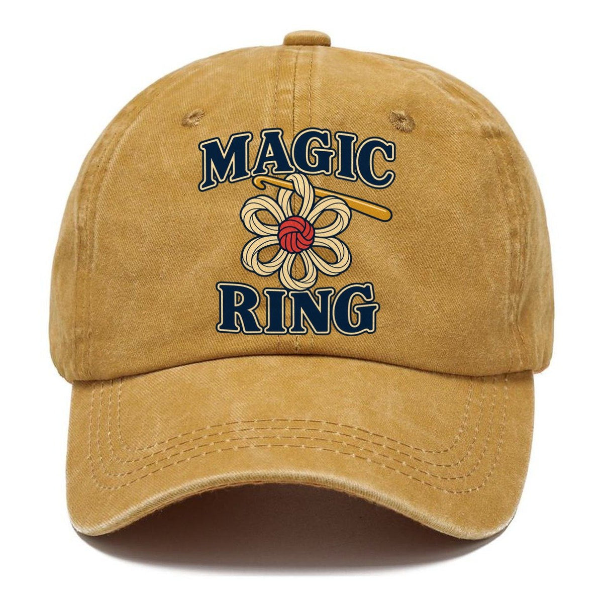 Magic Ring Yarn Crafts Classic Cap – Golden Harvest