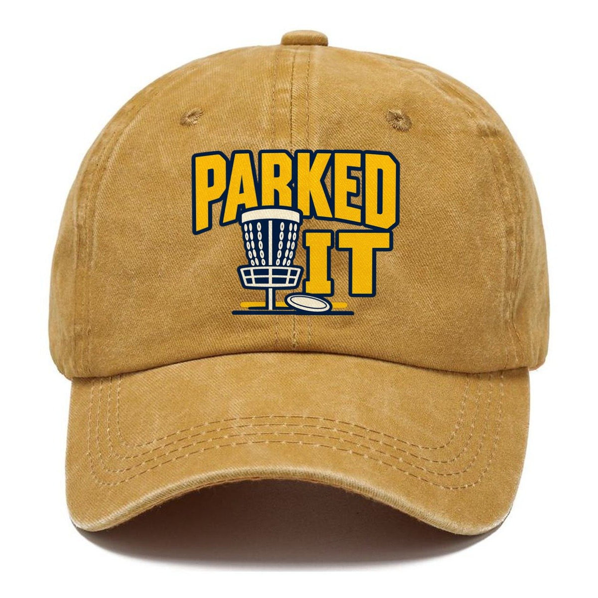 Parked It Disc Golf Classic Cap – Golden Harvest