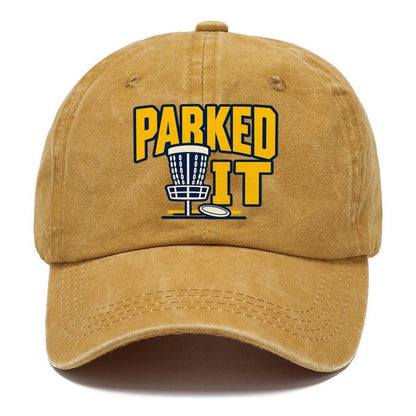 Parked It Disc Golf Classic Cap – Golden Harvest