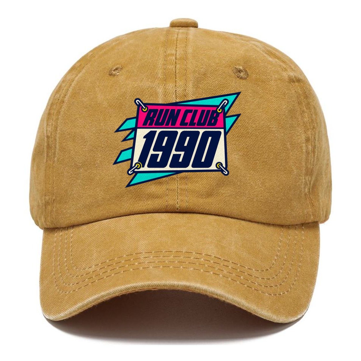 Race Bib 1990 Run Club 90S Running Clubs Classic Cap – Golden Harvest