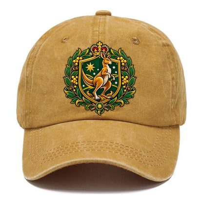 Australia Heraldic Crest Country Logos Classic Cap – Golden Harvest