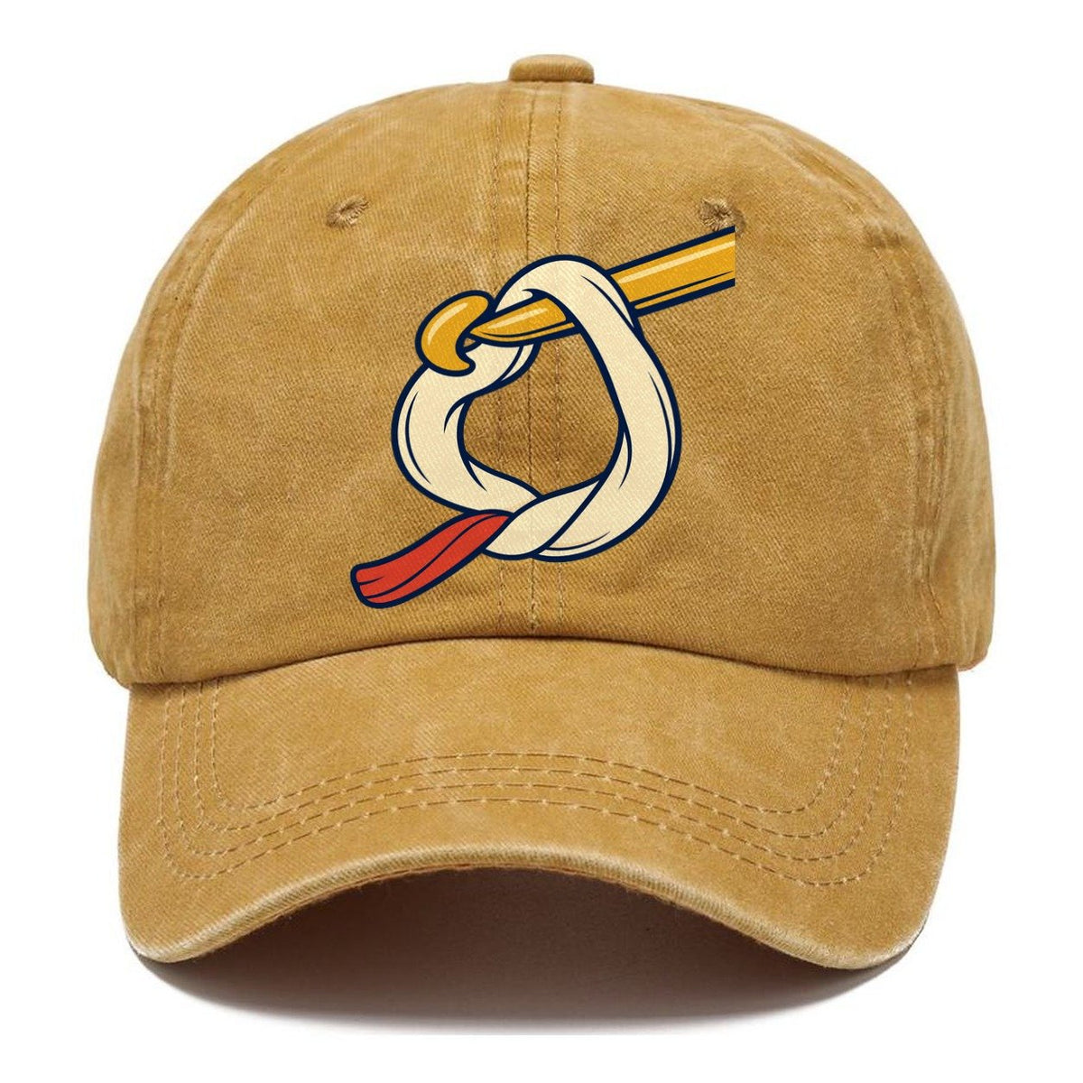Working Loop Close Up Yarn Crafts Classic Cap – Golden Harvest