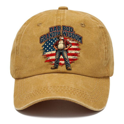 Dad Bod Grandpa Wisdom Old Man Strong Classic Cap – Golden Harvest