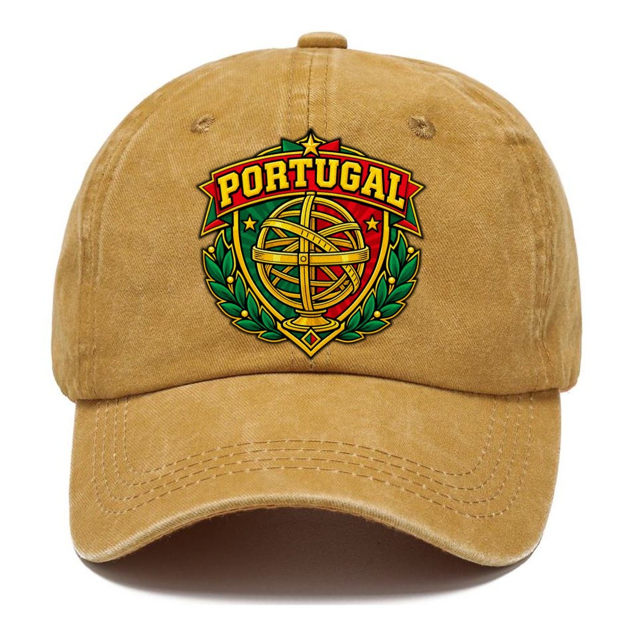 Portugal Retro Badge Country Logos Classic Cap – Golden Harvest