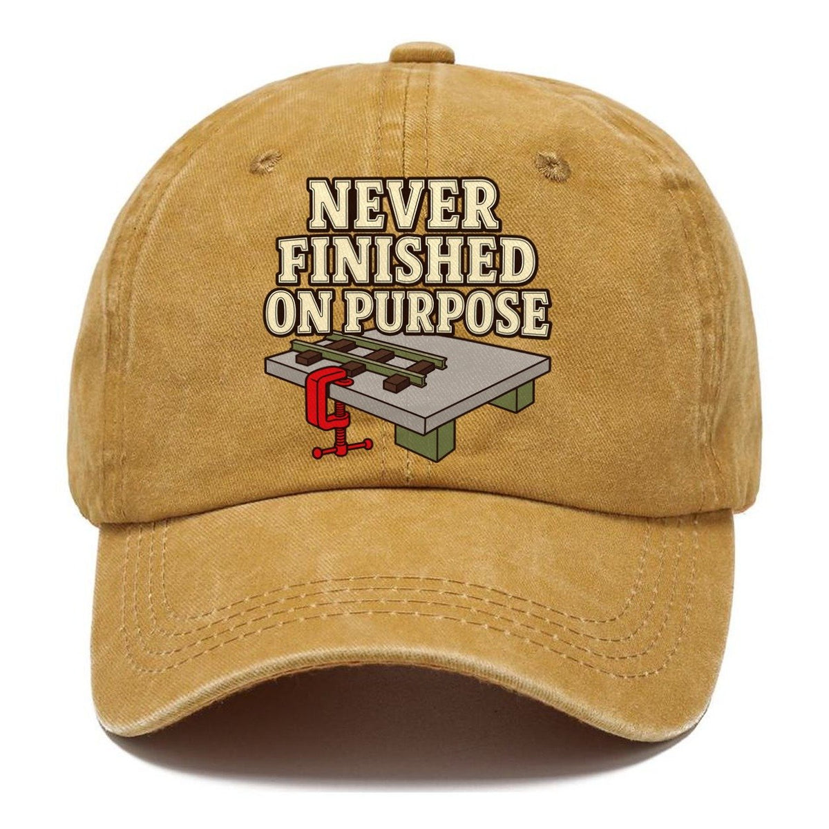 Never Finished On Purpose Model Railways Classic Cap – Golden Harvest