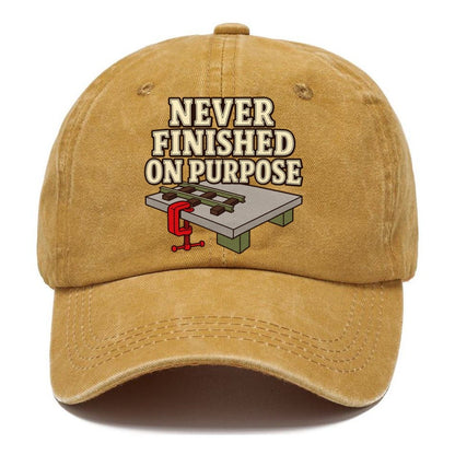 Never Finished On Purpose Model Railways Classic Cap – Golden Harvest