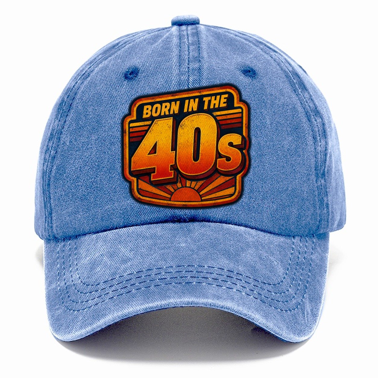 Born In The 40s Classic Cap – Summer Sky