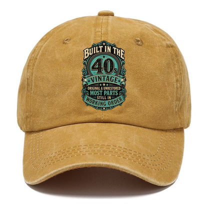 Built In The 40s Vintage Working Order Classic Cap – Golden Harvest
