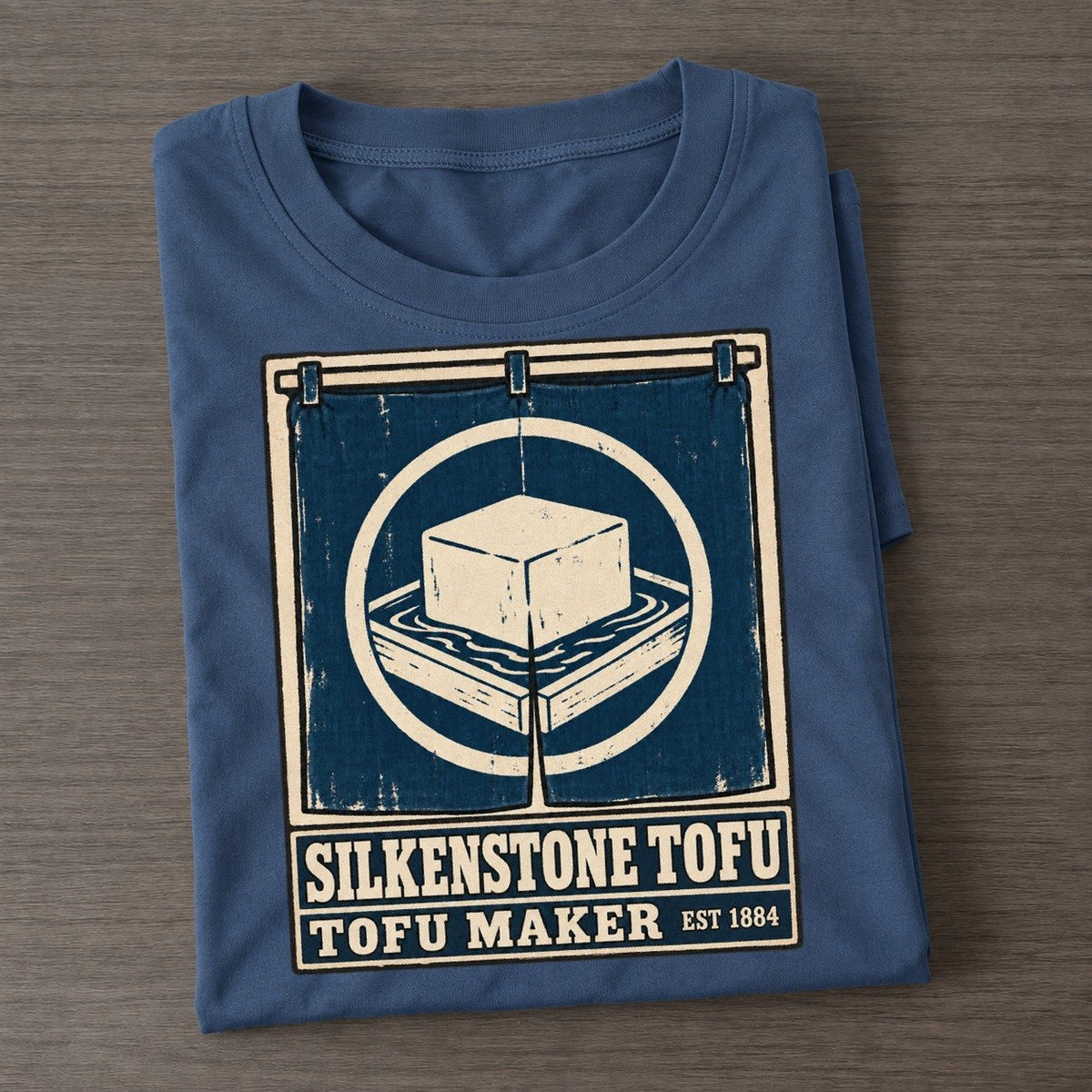Silkenstone Tofu Maker Noren Trade Co Classic T-shirt – Twilight Navy