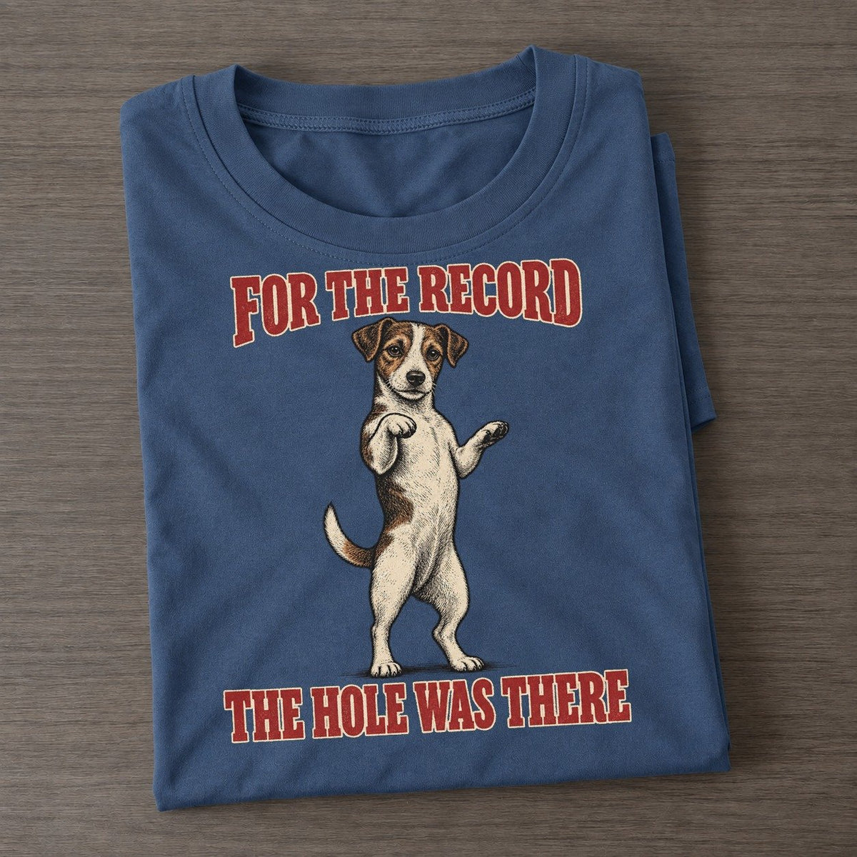 Jack Russell Terrier Dog Declarations Classic T-shirt – Twilight Navy