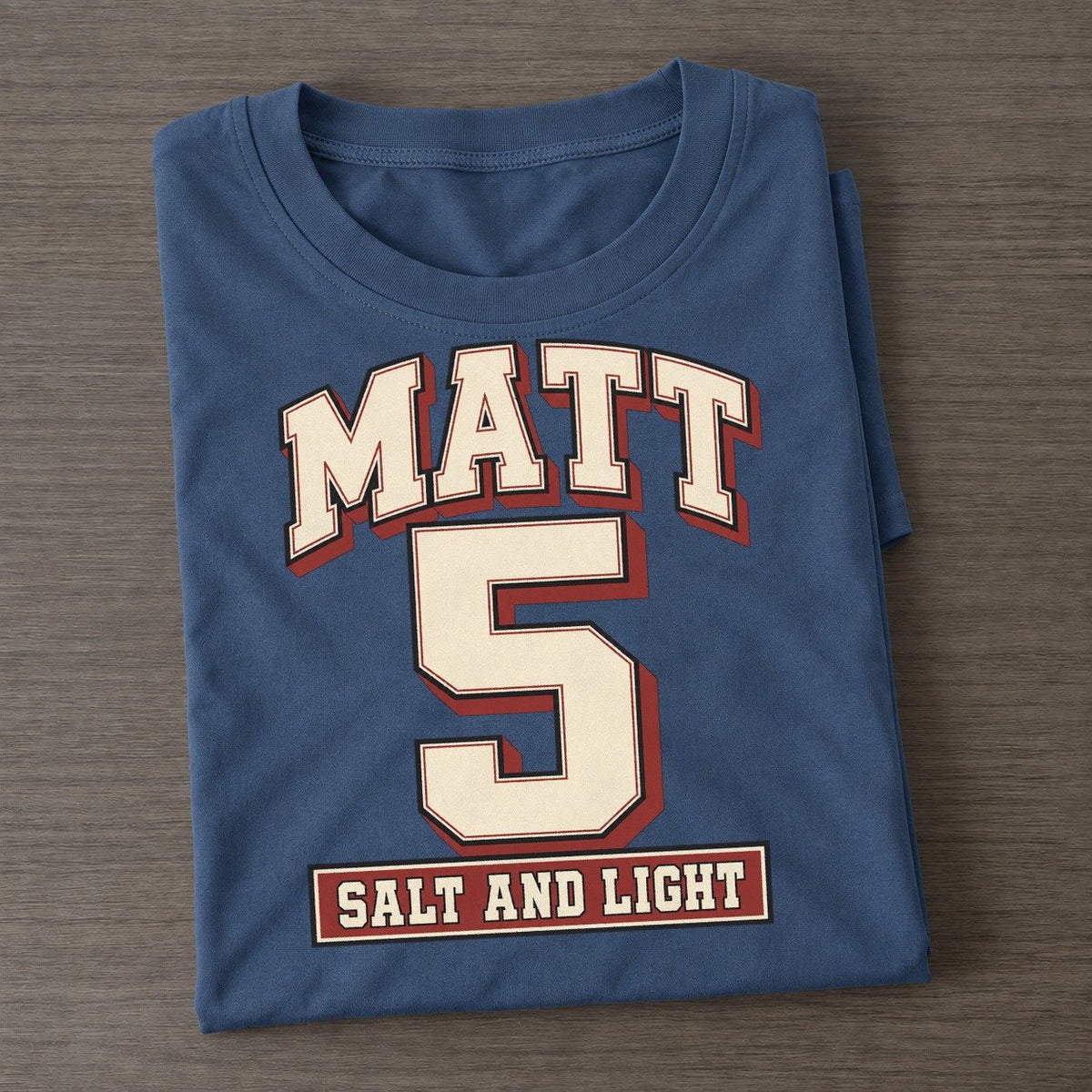 Matthew 5 Varsity Chapel Varsity Classic T-shirt – Twilight Navy
