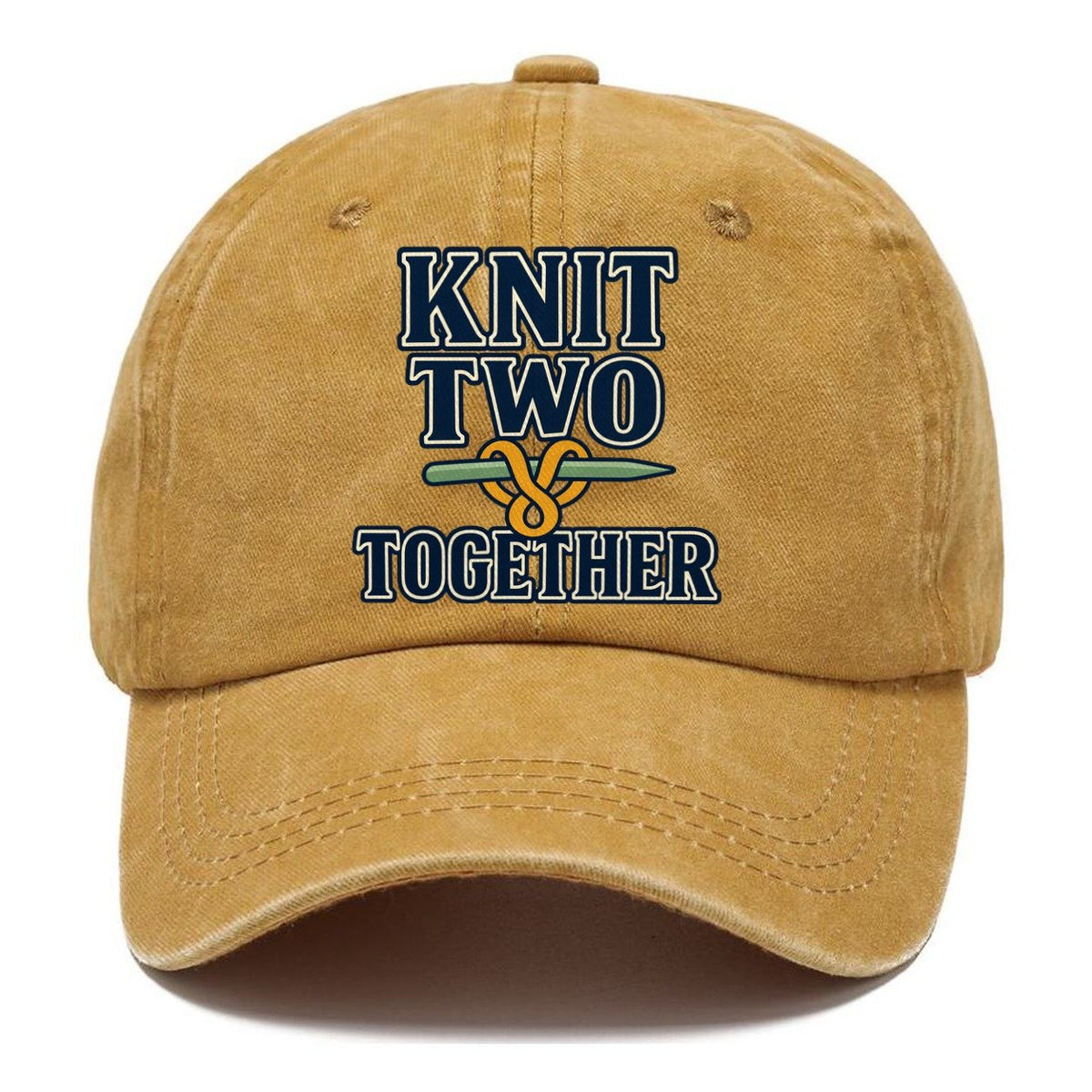 Knit Two Together Yarn Crafts Classic Cap – Golden Harvest